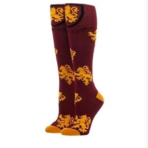 NWT Bioworld Harry Potter Gryffindor Knee High Socks
